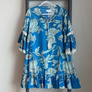 Naudic Boho Floral Dress – Size Small (New Condition, No Tags)